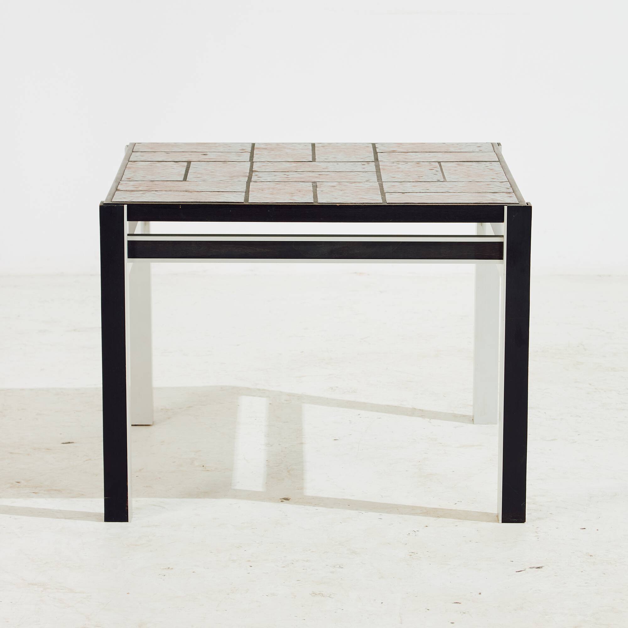 Steel and ceramic coffee table, Set of 2 (MK10681)