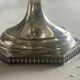 Antique glass and silver-plated metal cup