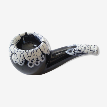 Cendrier vintage en forme de pipe, Vallauris