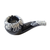 Vintage pipe-shaped ashtray, Vallauris