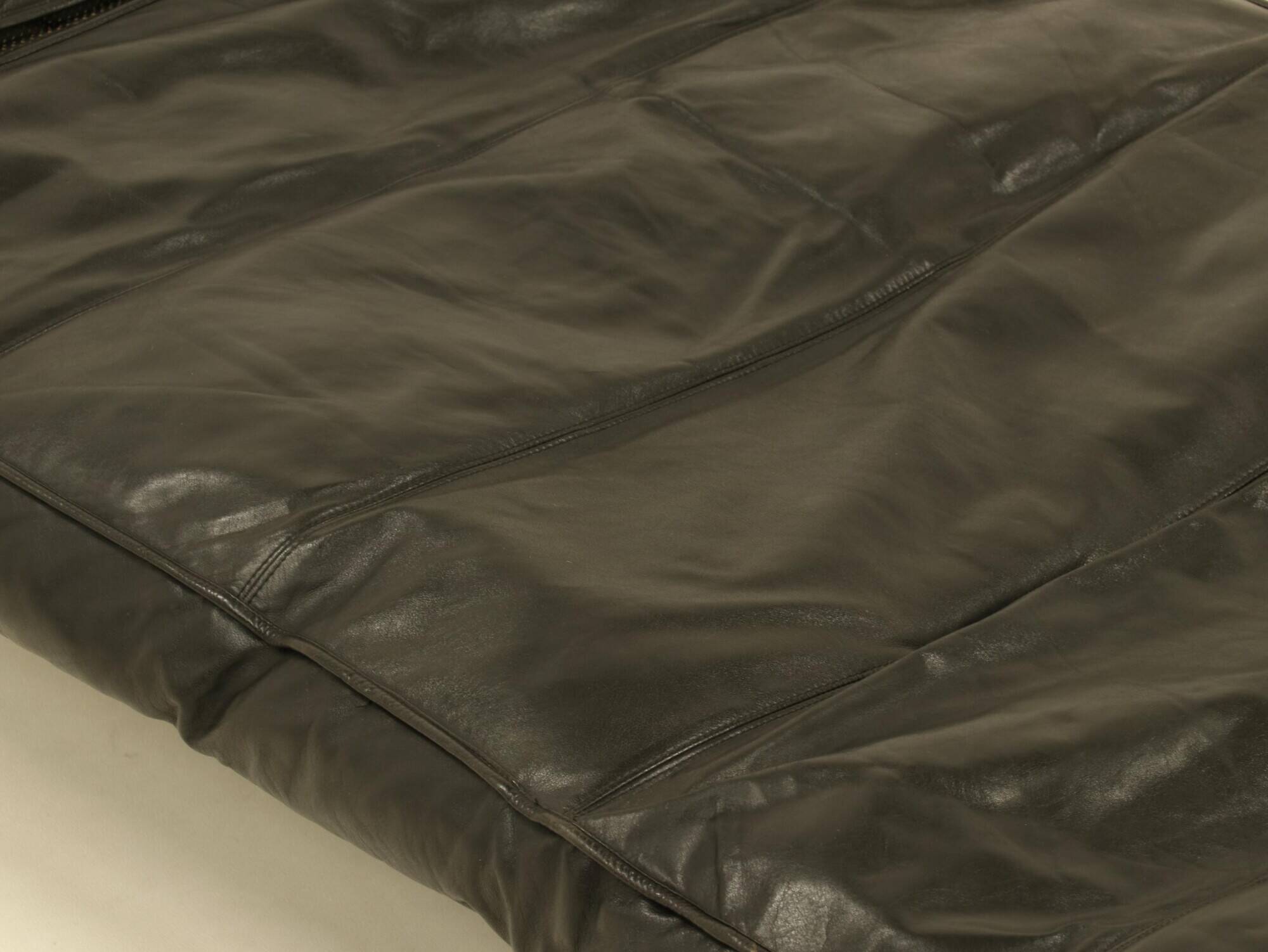 Daybed by Zanotta in black leather
