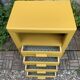 Chiffonnier art déco ocre jaune