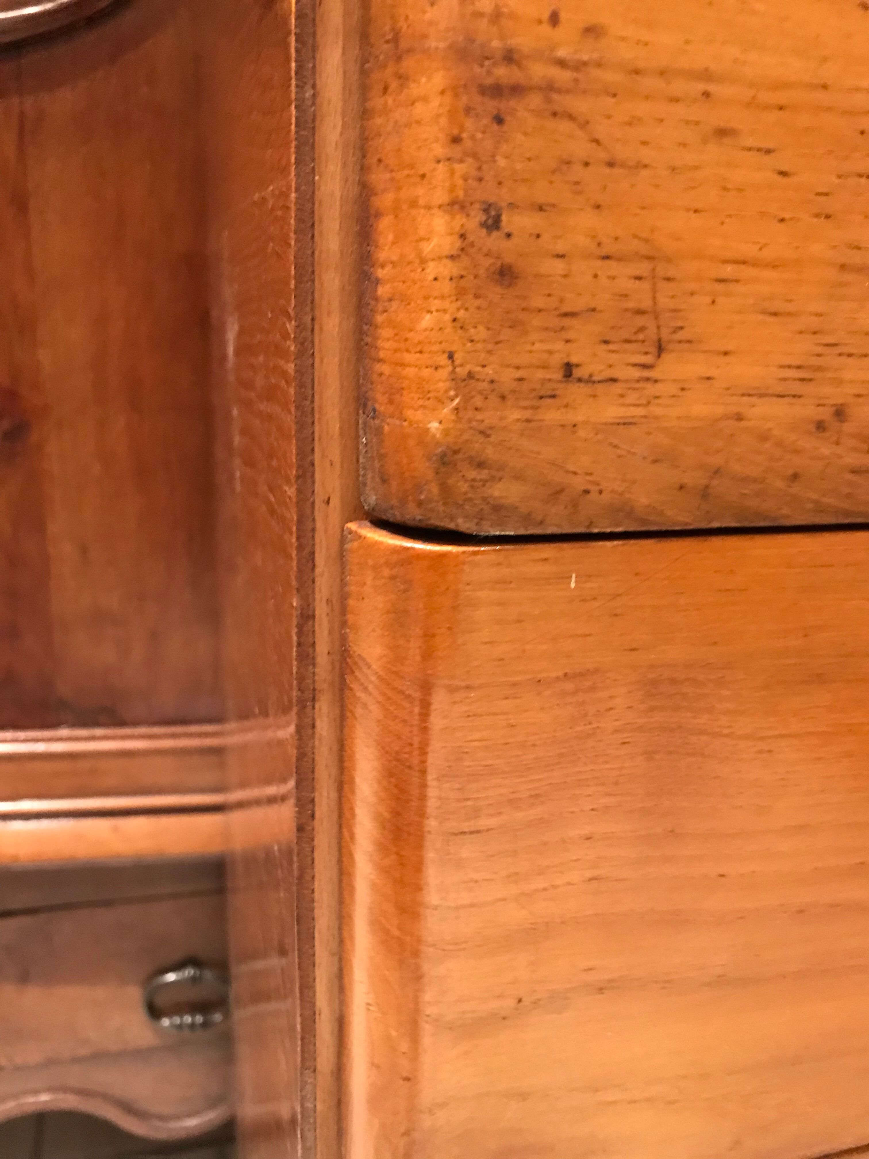 Semainier chiffonnier vintage chêne 1970