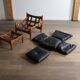 Sheriff Lounge Chair with ottoman by Sergio Rodrigues for Isa Bergamo 1960s