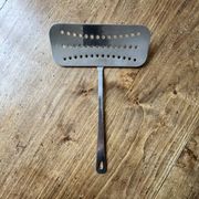 Ecumoire, fish, barbecue spatula, stainless steel - vintage Ikea