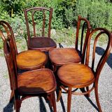 5 bistro chairs N°18 and 56 20/30s