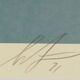 Shepard Fairey (Obey Giant): Geometric Dove Blue - Signed Lithograph