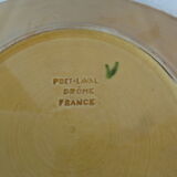 Dish center table strawberry decoration poet laval drome france painter's palette form