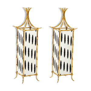 Paire de lampes lanterne
