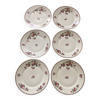 Assiettes à dessert anciennes