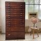 Workshop furniture printing with drawers XL oak