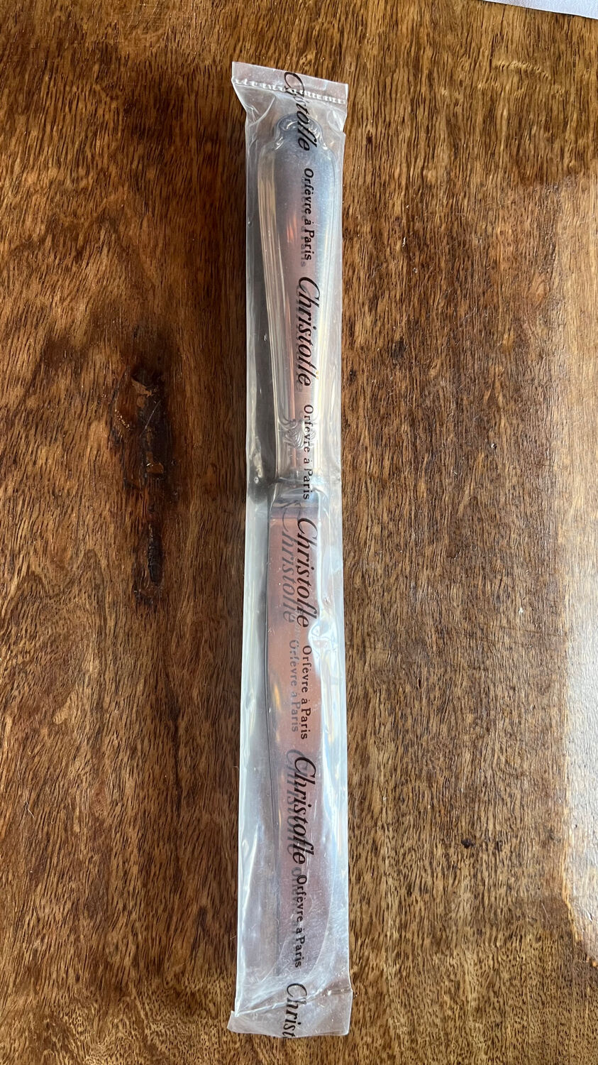 Set of 4 Christofle Pompadour knives