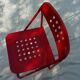 3 vintage vintage folding red metal chairs fine 70s
