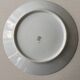 Set of 7 flat plates in Limoges porcelain