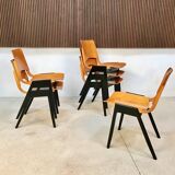 Set of 6 Dining Chairs P7 by Roland Rainer for E & A Pollack, Vienna 1952
