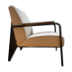 Lounge armchair by Jean Pouvé edited by Vitra