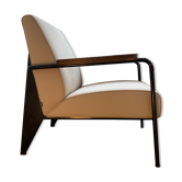 Lounge armchair by Jean Pouvé edited by Vitra
