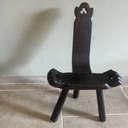 Rustic tripod stool