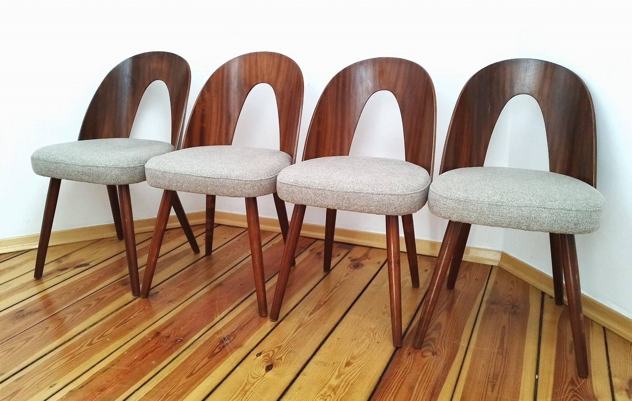 Dining Chairs by A. Suman for Tatra Nabytok, Former Czechoslovakia, 1960s, Set of 4