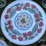 Ensemble de jardin ou de patio multicolore du 20ème siècle avec des éléphants