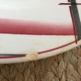 Flat plates with digoin roses sarreguemines