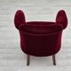 1960s, Danish lounge chair, furniture velour, beech wood legs, original condition.