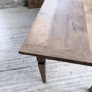 Solid oak farmhouse table with extensions (190-280cm) 1950