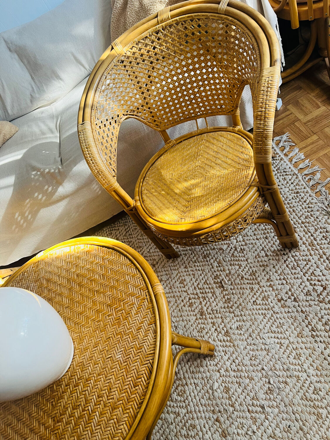 Rattan living room 3 rooms