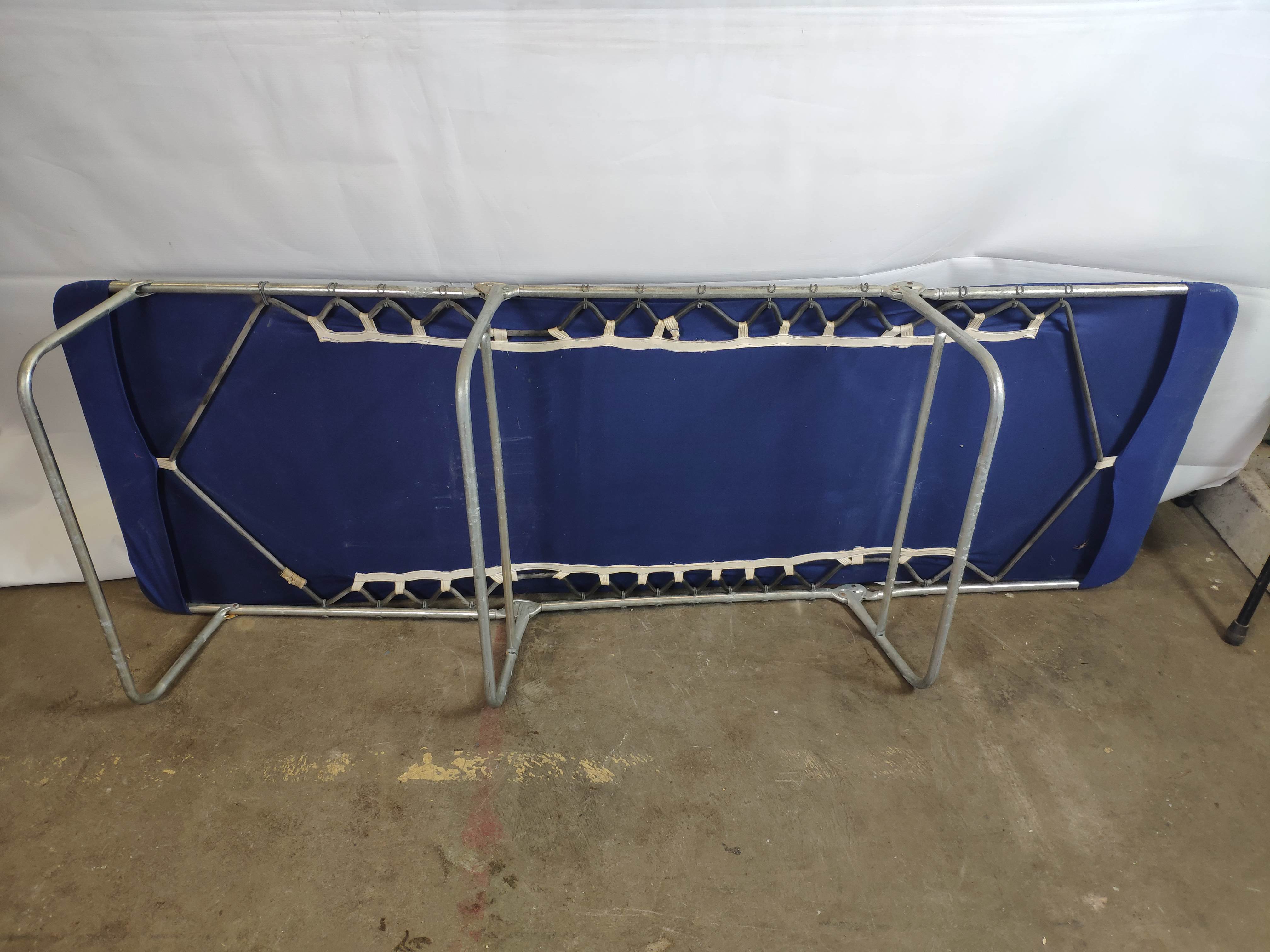 metal camp bed