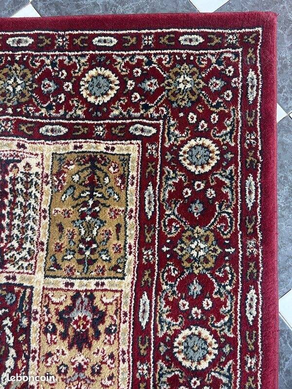 Traditional Red & Multicoloured Rug 80x180