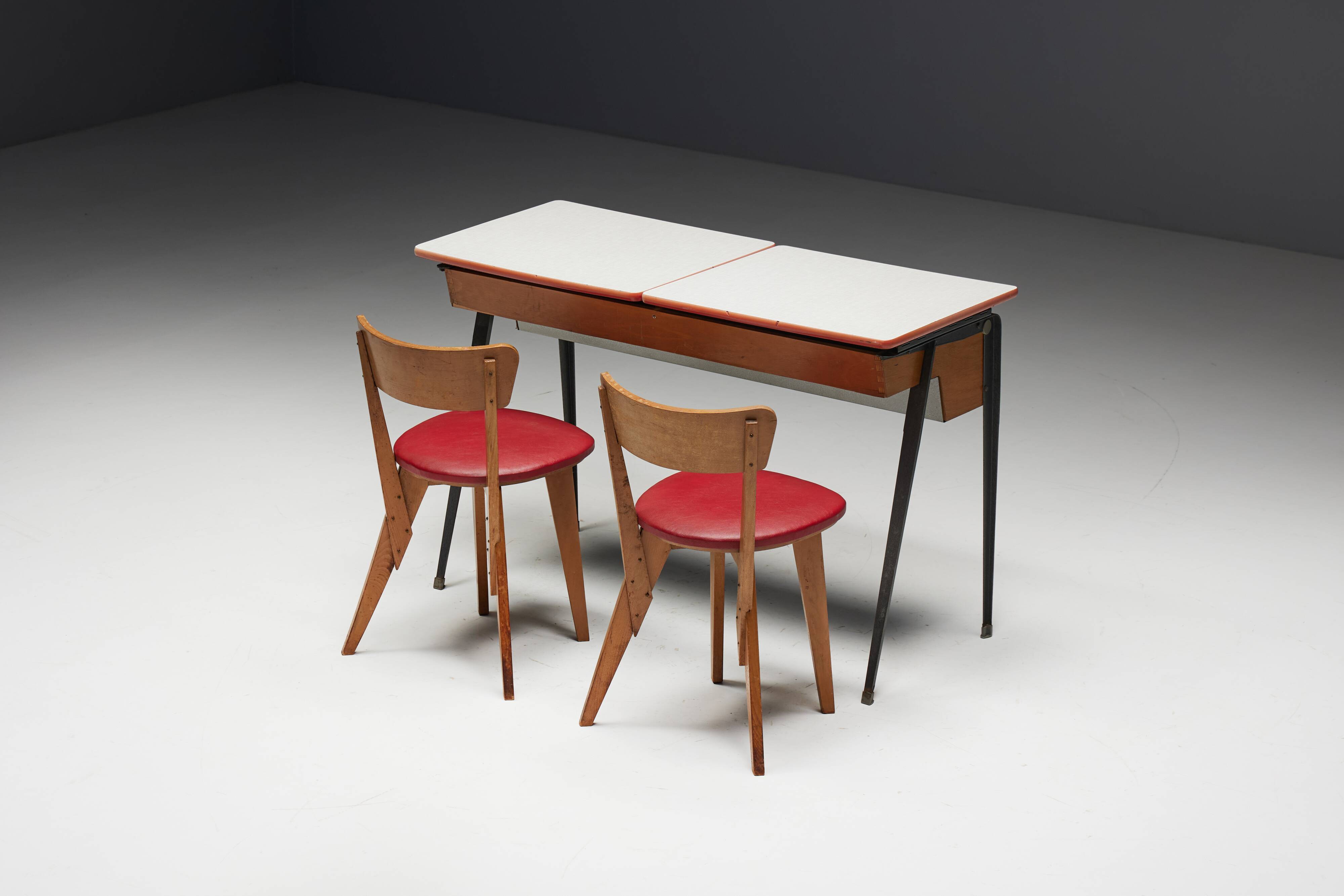 Mid-Century Modern Writing Desk, Netherlands, 1960s