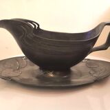 Art nouveau tin saucière from JUVENTA PRIMA METAL from 1905