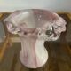 Vintage glass paste mushroom vase
