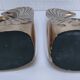 Pair of vintage stylized brass bird bookends