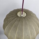 Cocoon pendant lamp from Italy with beautiful structure and colour