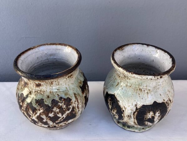 Deux vases en céramique par Albert Thiry