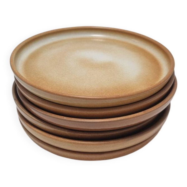 Assiettes plates à bord droit
