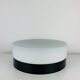 Erco round opaline wall light from the 1960s
