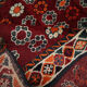 Vintage persian handwoven wool lori rug 1930- 96x157cm