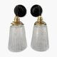 Set of two Art Deco wall lamps