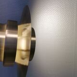 Danish hanging lamp in brass colored aluminum