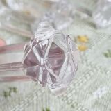 Set of 6 molded glass knife holders