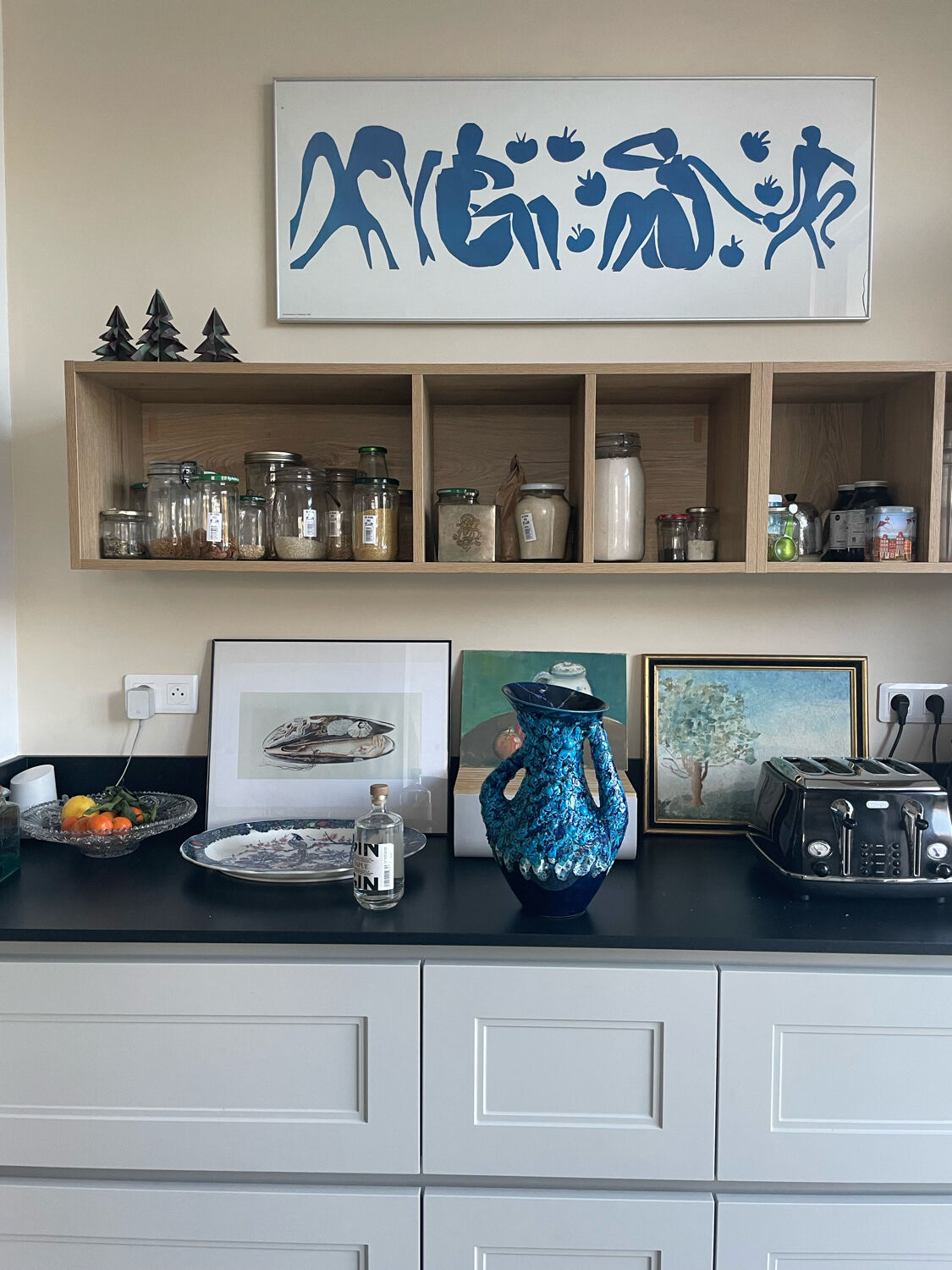 Vase bleu 80