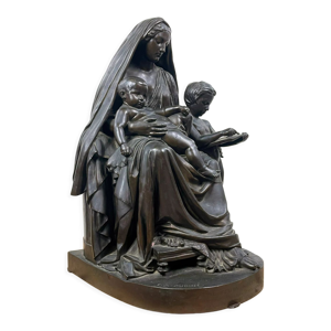 Bronze signé, Eugène-André