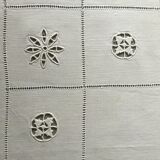 Embroidered linen tablecloth  200 x 255