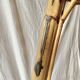 Vintage bamboo and rattan bar stool