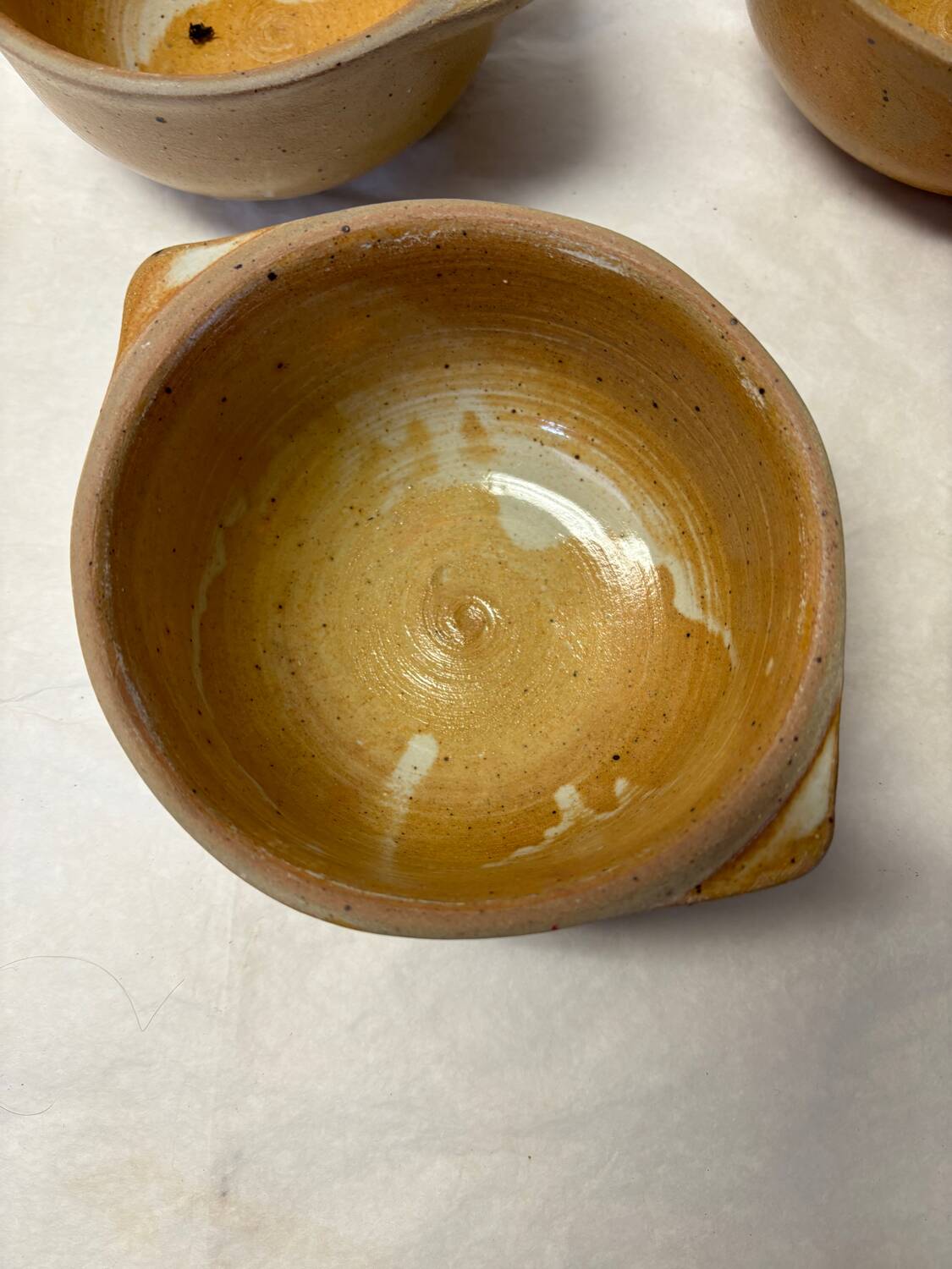 Set of 4 stoneware bowls
