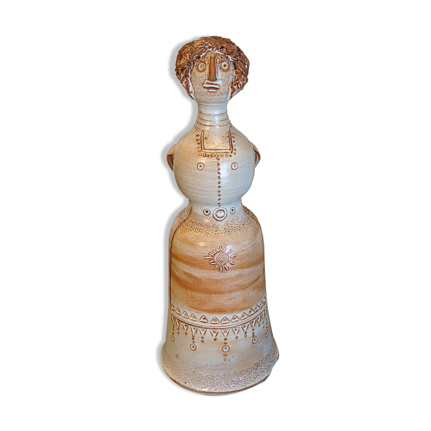 Statuette Woman in ceramic Dieulefit