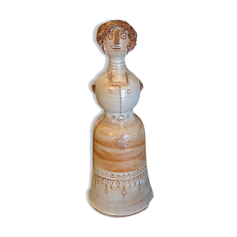 Statuette Woman in ceramic Dieulefit