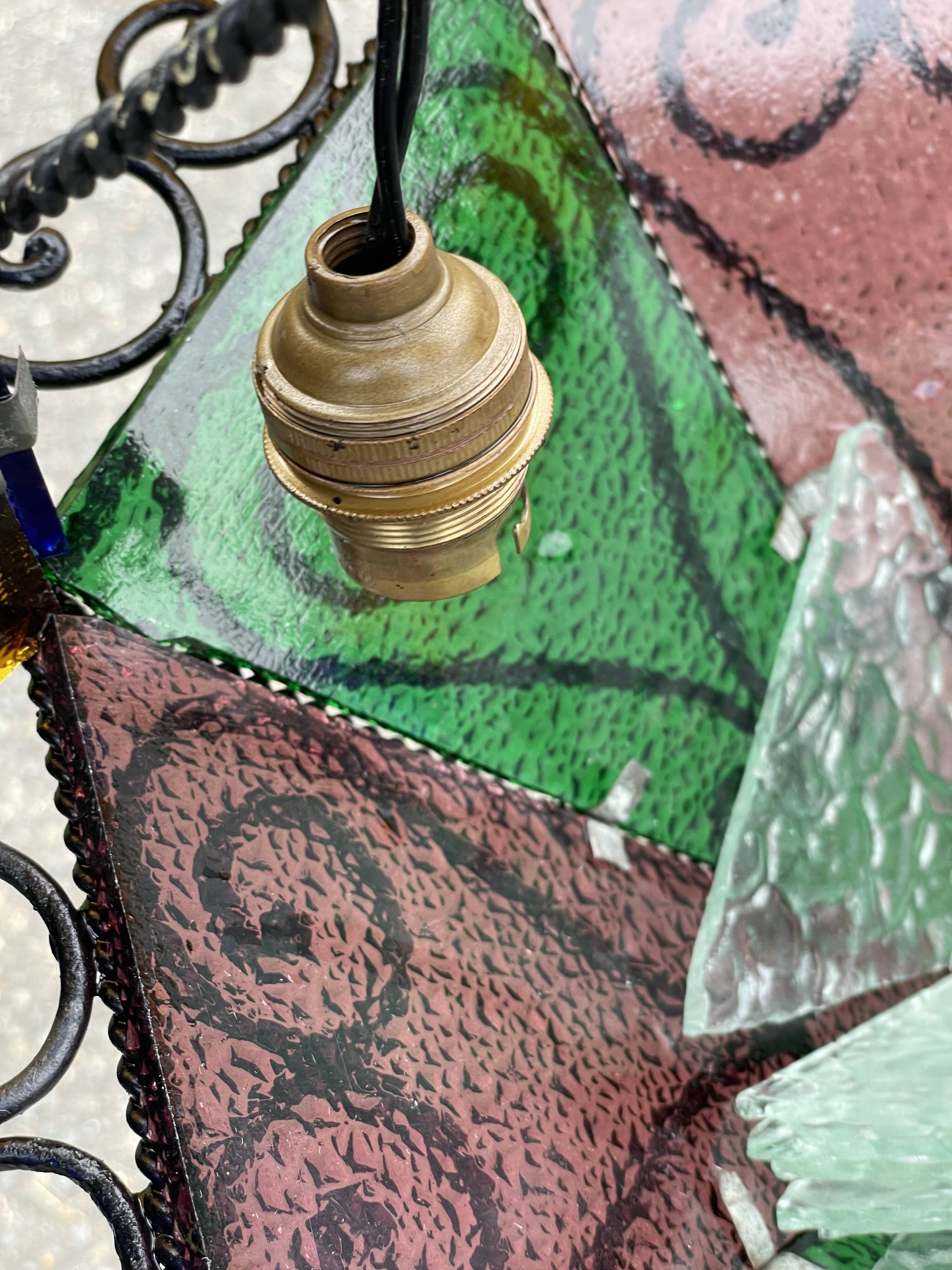 Oriental star chandelier from the 70s